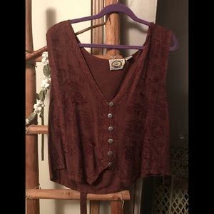 Beautiful brown vest  free size